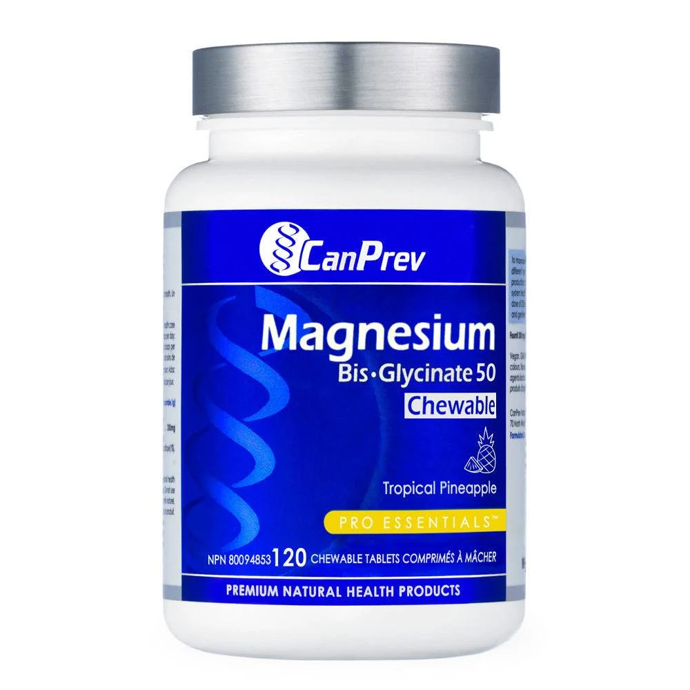 CanPrev magnesium bis-glycinate 50 tuggbar