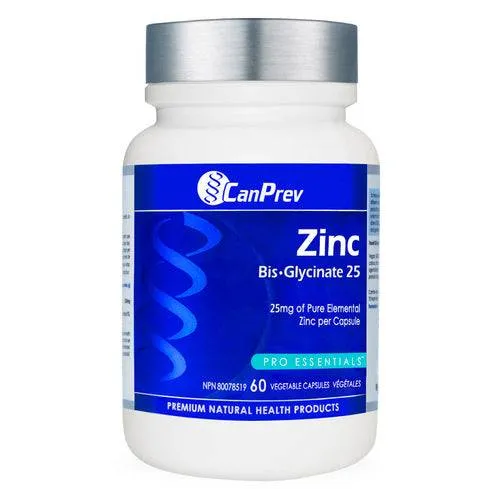CanPrev Zinc Bis-Glycinate 25