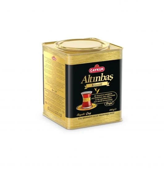 Caykur Altinbas Klasik Black Tea Metal Box - 3.53oz