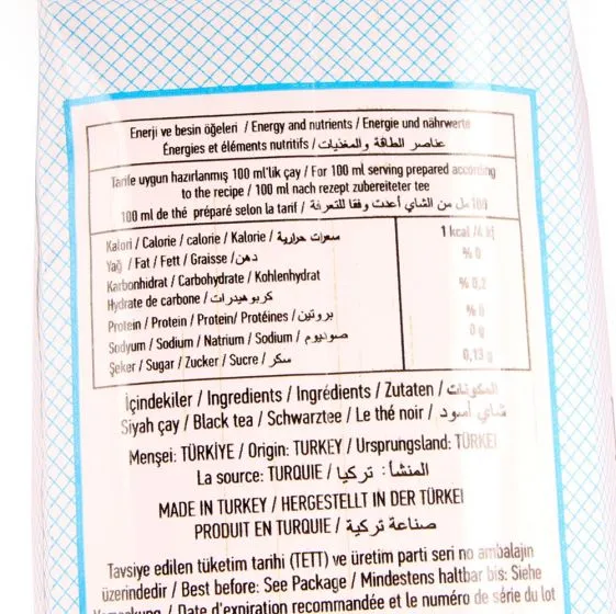 Caykur kamelya turkiskt svart te - 35.27oz