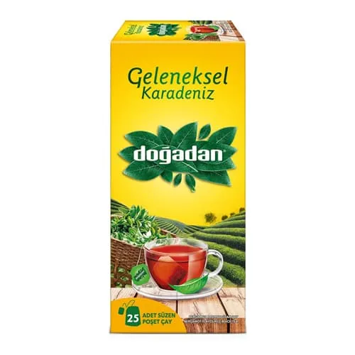 Dogadan Karadeniz svart te - 25 tepåsar