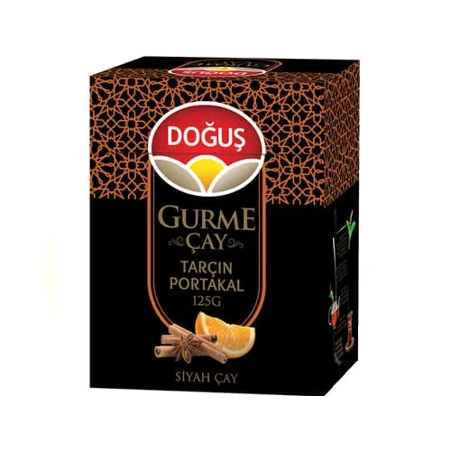 Dogus gourmet svart te med kanel orange - 4.41oz