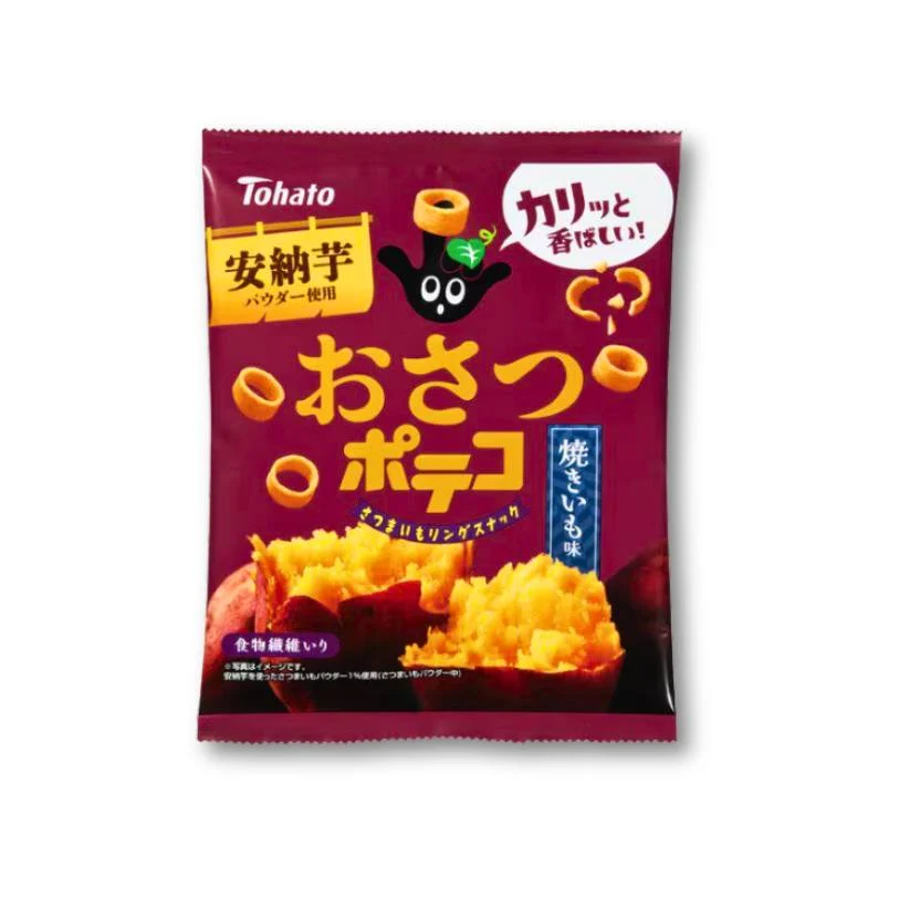 Tohato Osatsu Potato Rings - Bakad sötpotatis