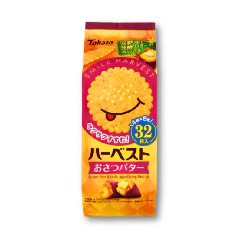 Tohato Smile Harvest Cookies – Sötpotatossmör