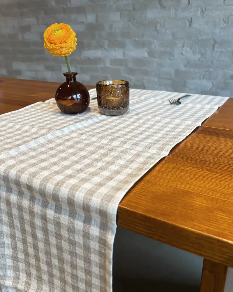 Bordslöpare 50 x 150 cm, (Rutig)