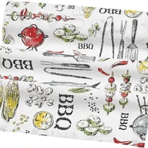 Cult Design BBQ tablerunner Matching Napkins