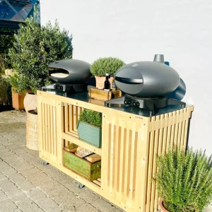 Luksus Grillbord med Dobbelt Gasflaskeskjuler | Nye traller 52