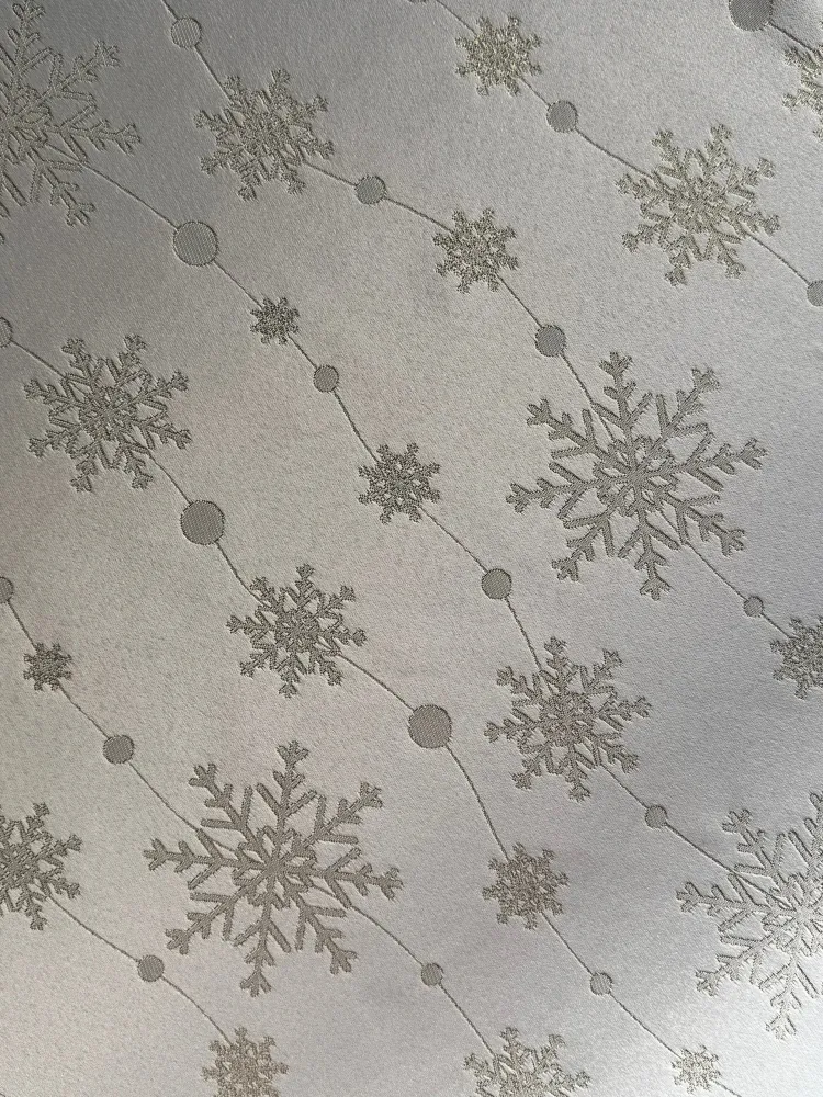 Stain-Resistant Polyester Table Runner - Golden Snowfall 140