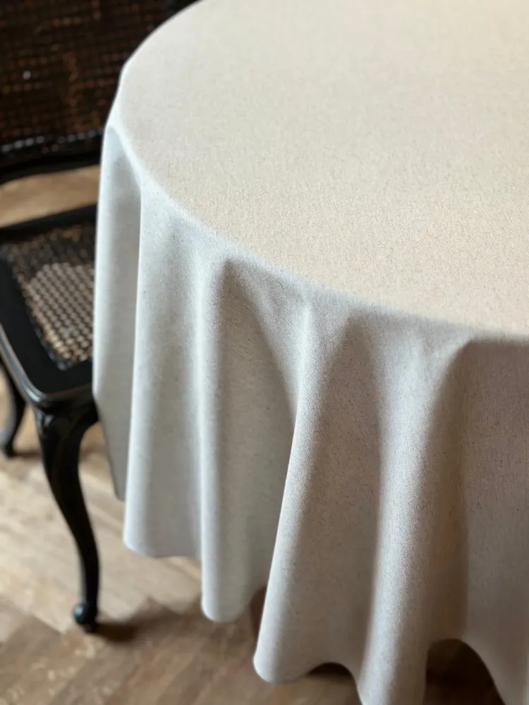 Round Tablecloth, Recycled Fabric - Nord 3 75in