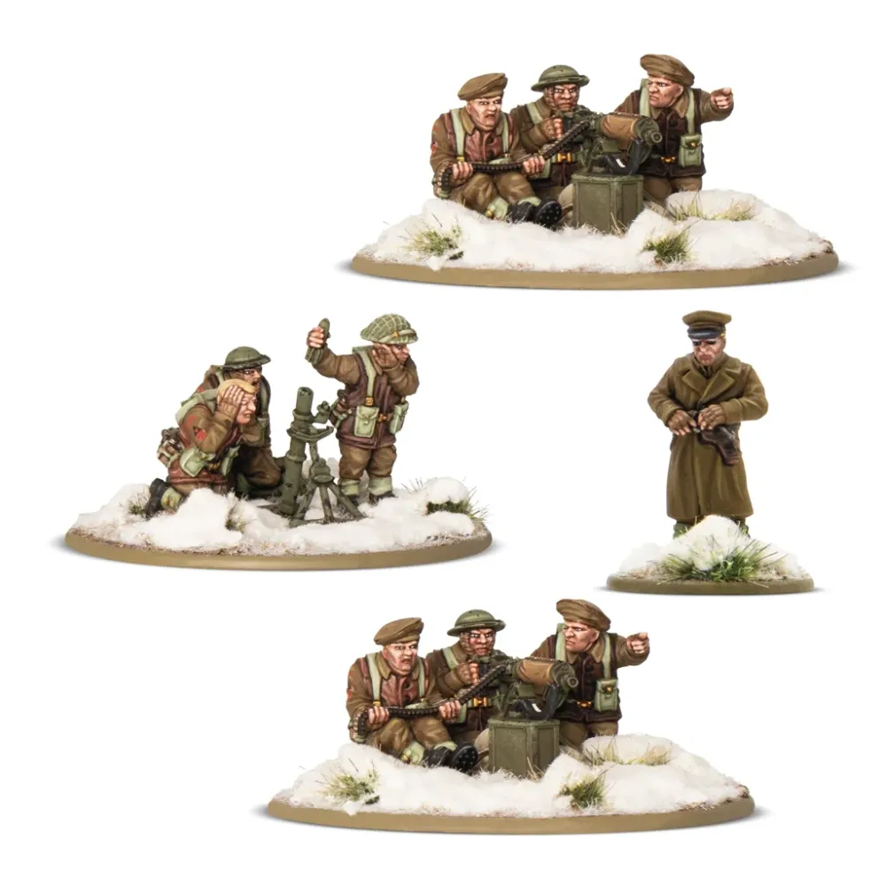 Bolt Action - Brittiska & Kanadensiska Infanteri (Vinter) Tunga Vapengrupp Wedding Reception