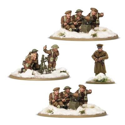 Bolt Action - Brittiska & Kanadensiska Infanteri (Vinter) Tunga Vapengrupp Wedding Reception