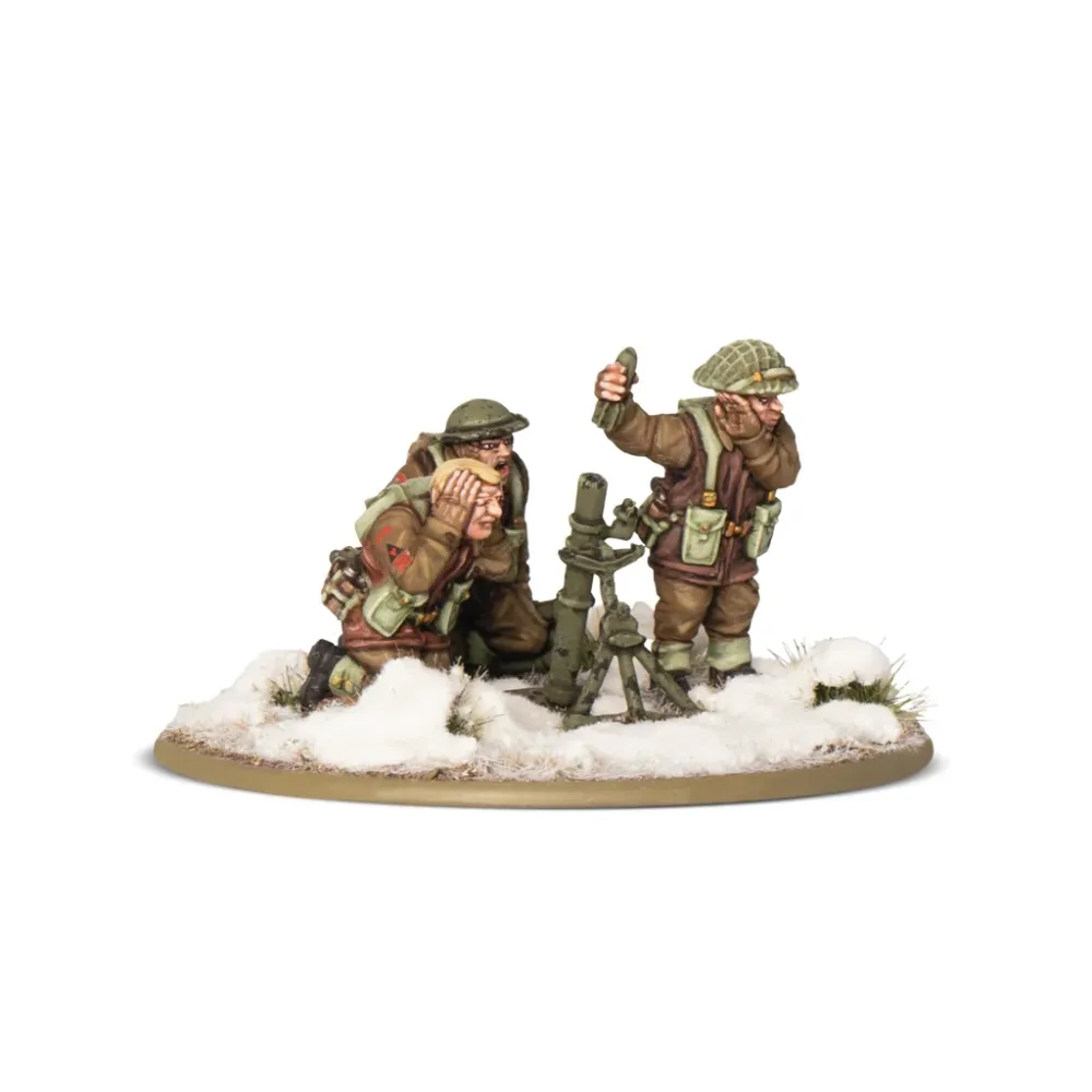 Bolt Action - Brittiska och kanadensiska infanteri (vinter) medeltung mortelteam