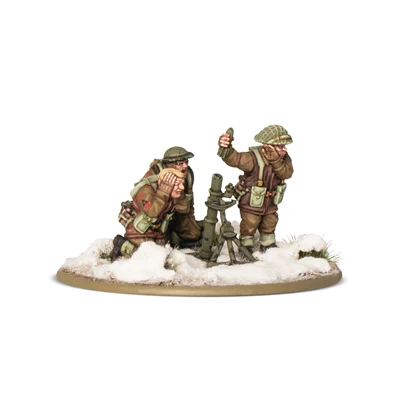 Bolt Action - Brittiska och kanadensiska infanteri (vinter) medeltung mortelteam