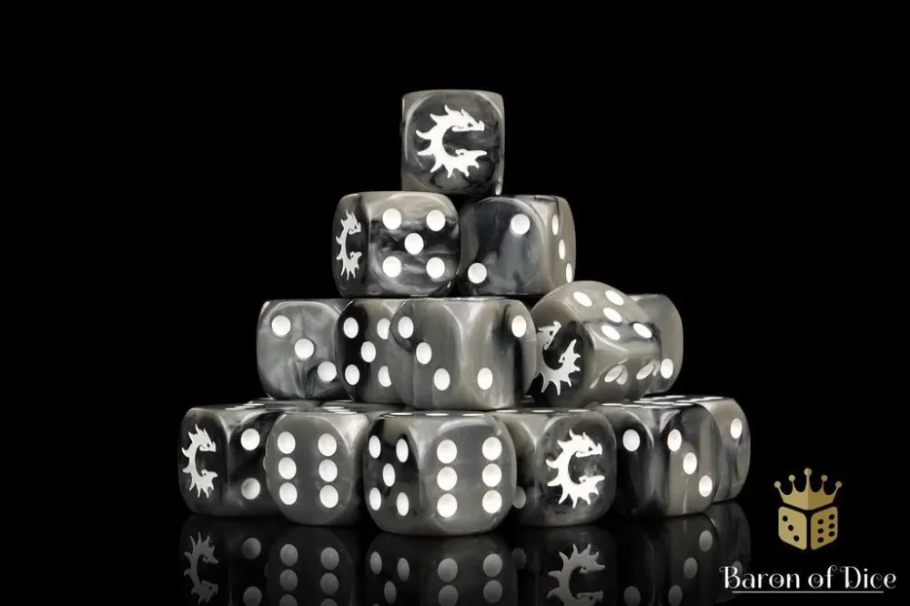 Conquest - Baron Dice: Midnight Tärningsuppsättning