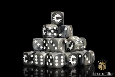 Conquest - Baron Dice: Midnight Tärningsuppsättning