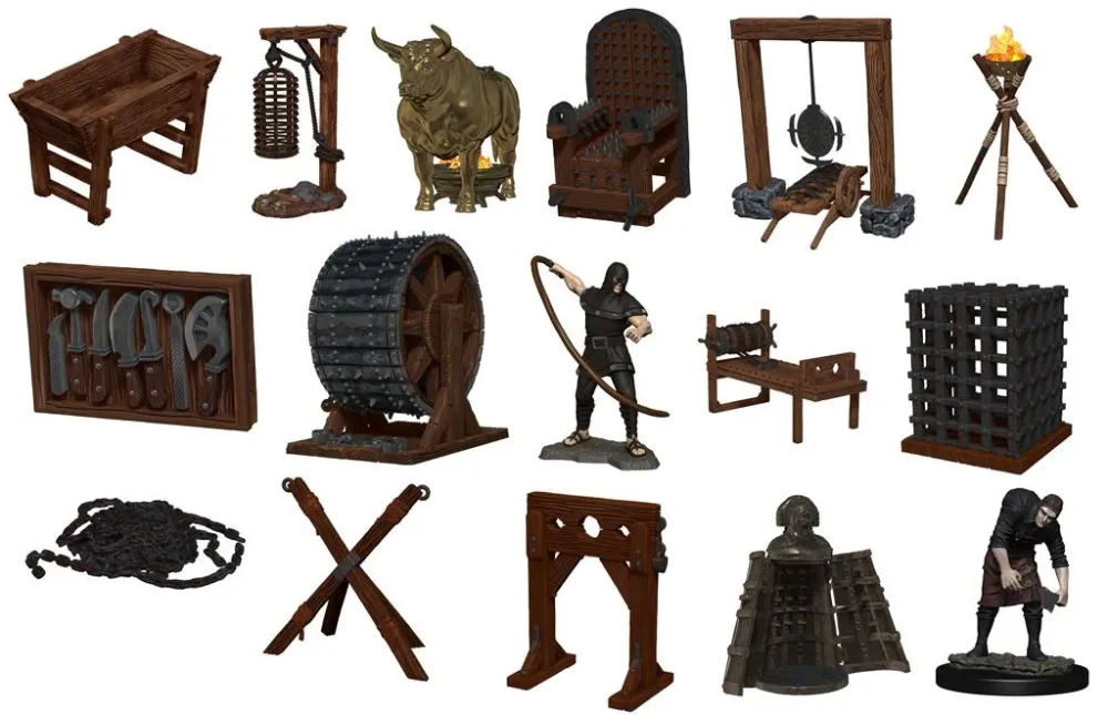 Elegant Tempered Glass WarLock Tiles: Accessory - Torture Chamber