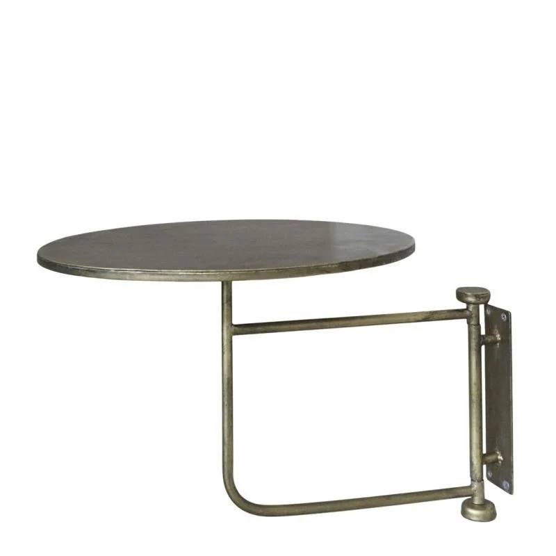 Sidobord för vägg H41/Ø30 cm antik antique finish