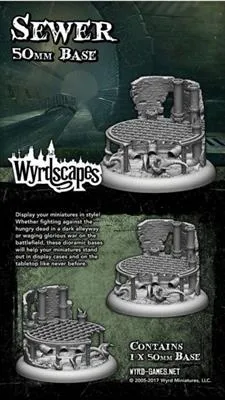 Wyrdscapes - Avlopp 50MM Diorama Bas