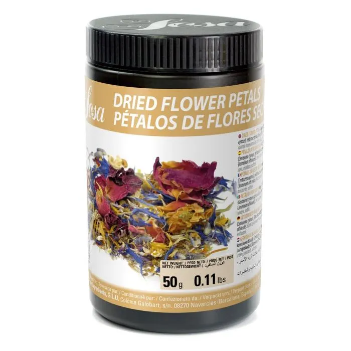 Blandning av ätbara torkade blommor – 50 g