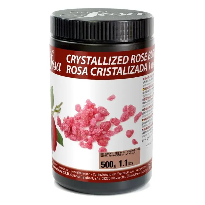 Kristalliserade rosenblad 1 mm – 500 g