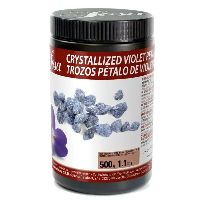 Kristalliserade violblommor 1 mm – 500 g