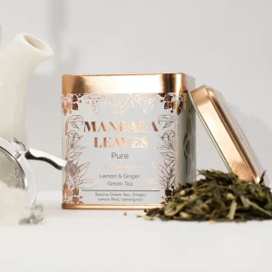 50g Klassisk Grönt Te med Citron och Ingefära