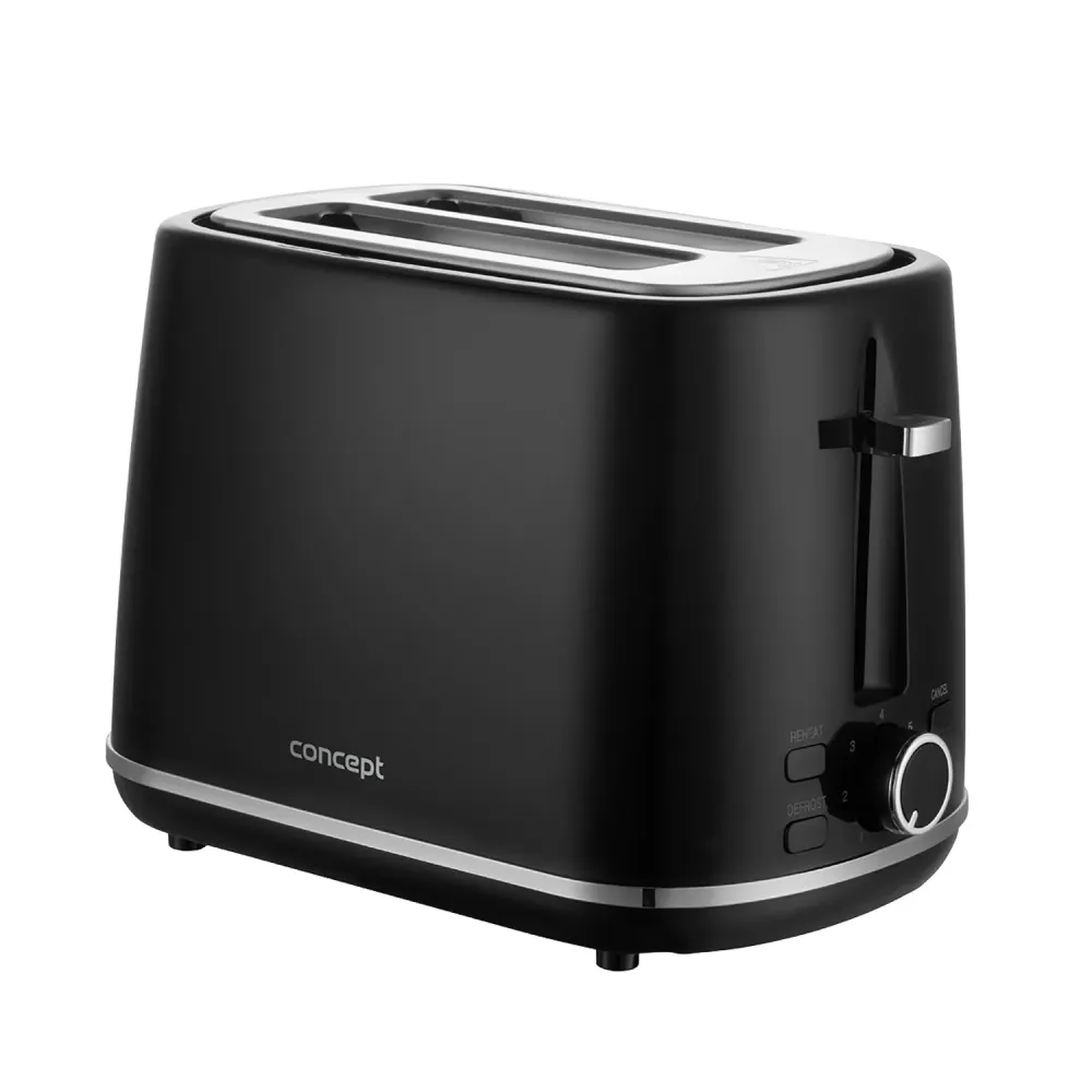 Concept elektrisk brödrost, 930W, 7 grader av brynning, midnight, TE2075