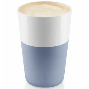 Eva Solo Caffe latte-mugg, place i 2 delar, 360 ml, blå