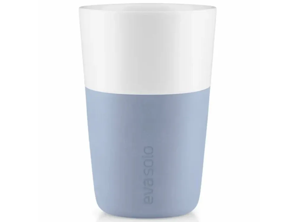 Eva Solo Caffe latte-mugg, place i 2 delar, 360 ml, blå