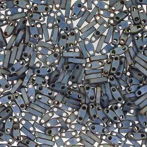 Miyuki Quarter Tila - Matte Metallic Chrome Grey 5x1,2mm