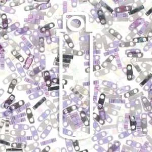 Miyuki Quarter Tila - Mix Lavender 5x1,2mm, 7,2 gram