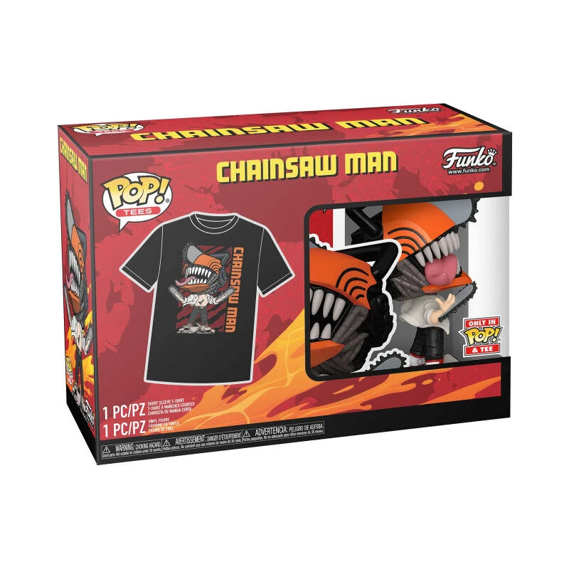 POP & Tee Chainsaw Man Leaping Ordna - Storlek L