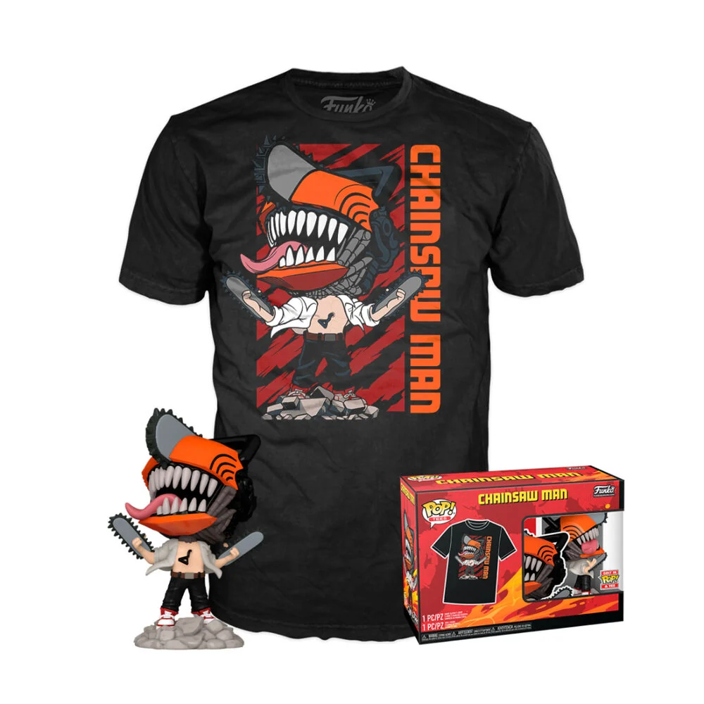 POP & Tee Chainsaw Man Leaping Ordna - Storlek L