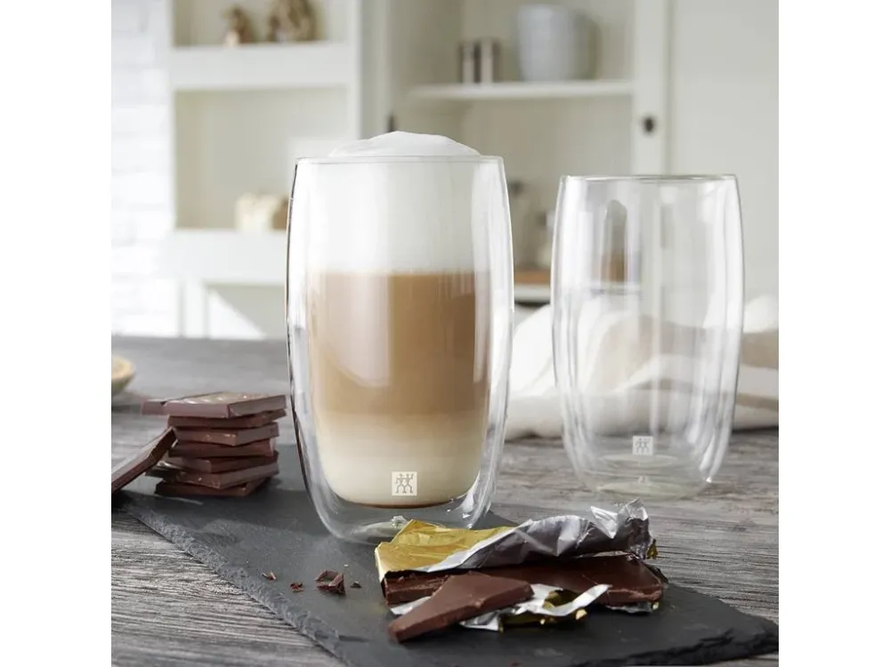 ZWILLING Latte macchiato glas SORRENTO 350 ml, place i 2 delar, Zwilling