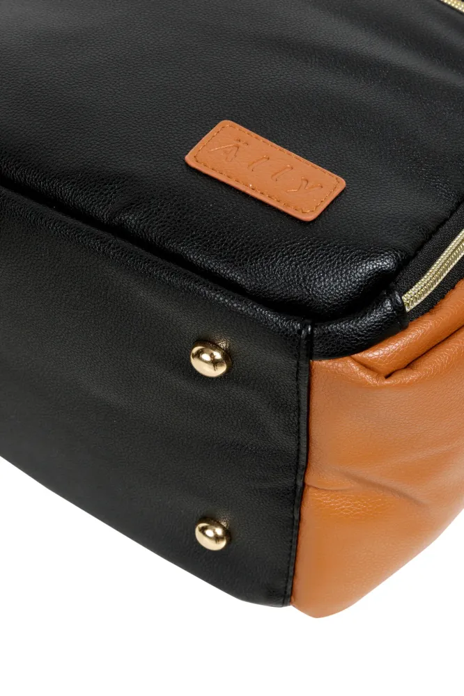 Rostfritt stål Miniature Diaper Backpack – Black Coffee
