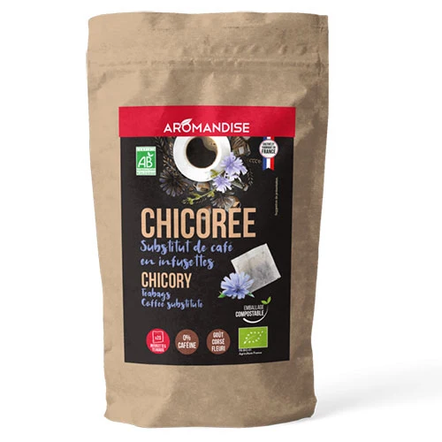 Aromandise Rostad Cikoria Kaffeersättning EKO | 25 påsar