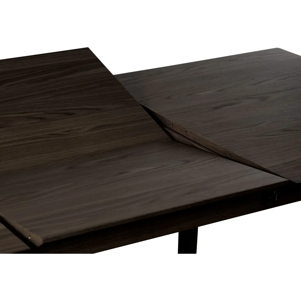 Banks Matbord 95x190-290 cm, Mörk espresso-ek