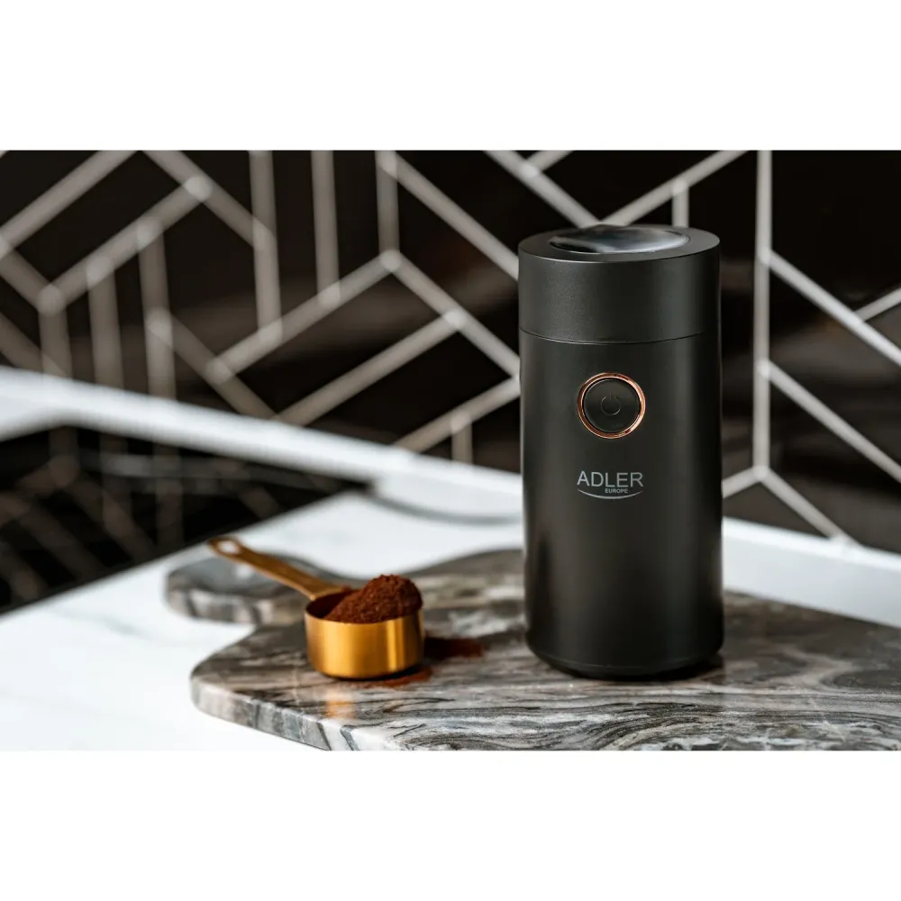 Elektrisk kaffekvarn Adler, 150W, kolsvart, AD 4446BG