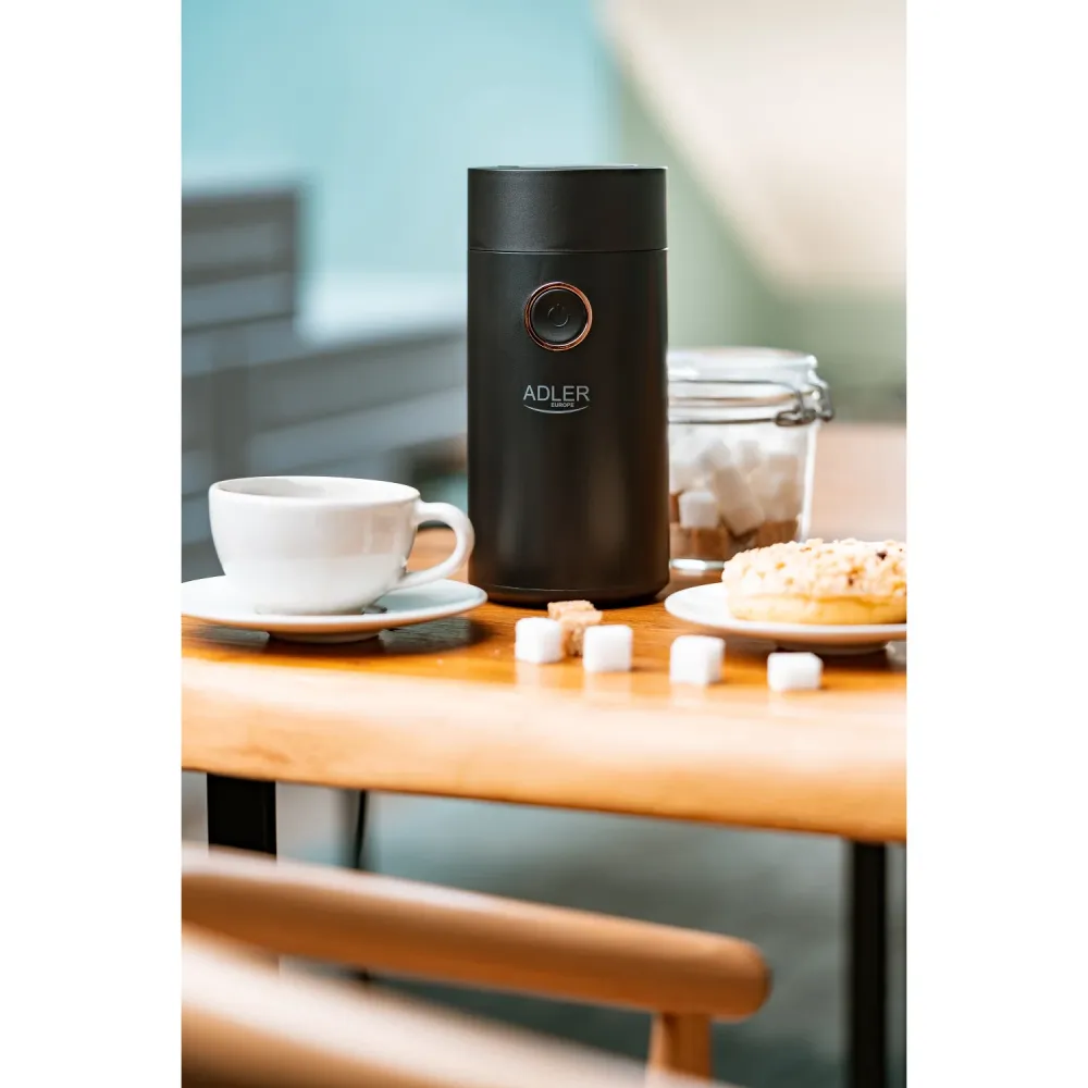 Elektrisk kaffekvarn Adler, 150W, kolsvart, AD 4446BG