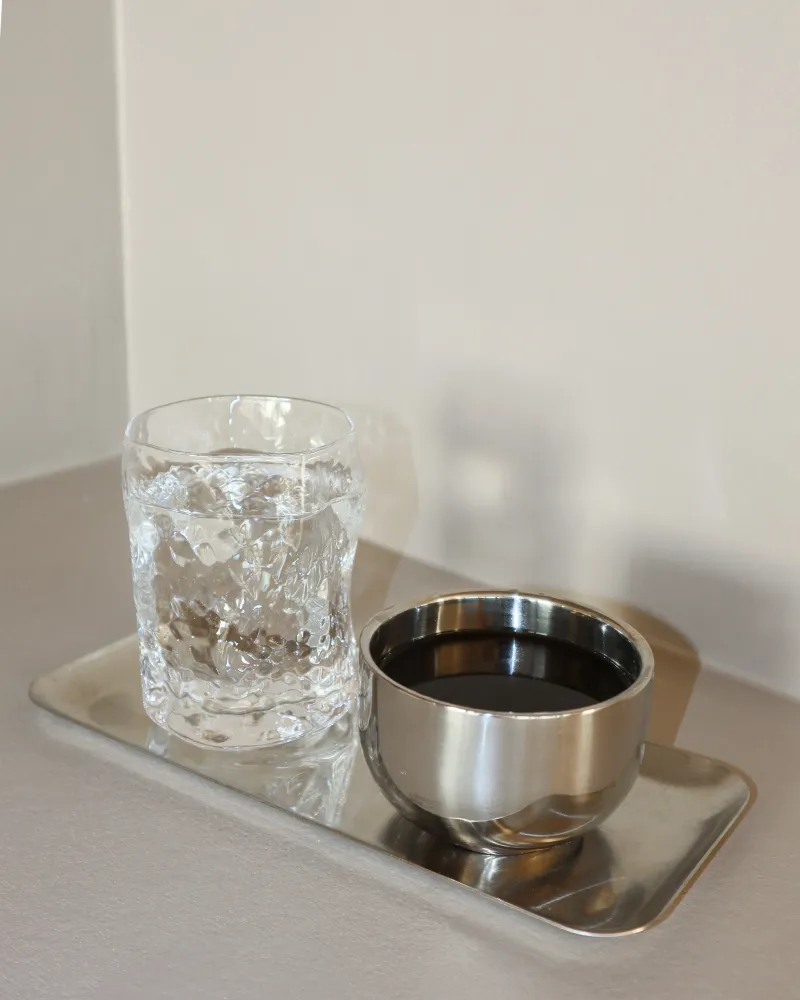 Espressokopp i rostfritt stål • NICHBA