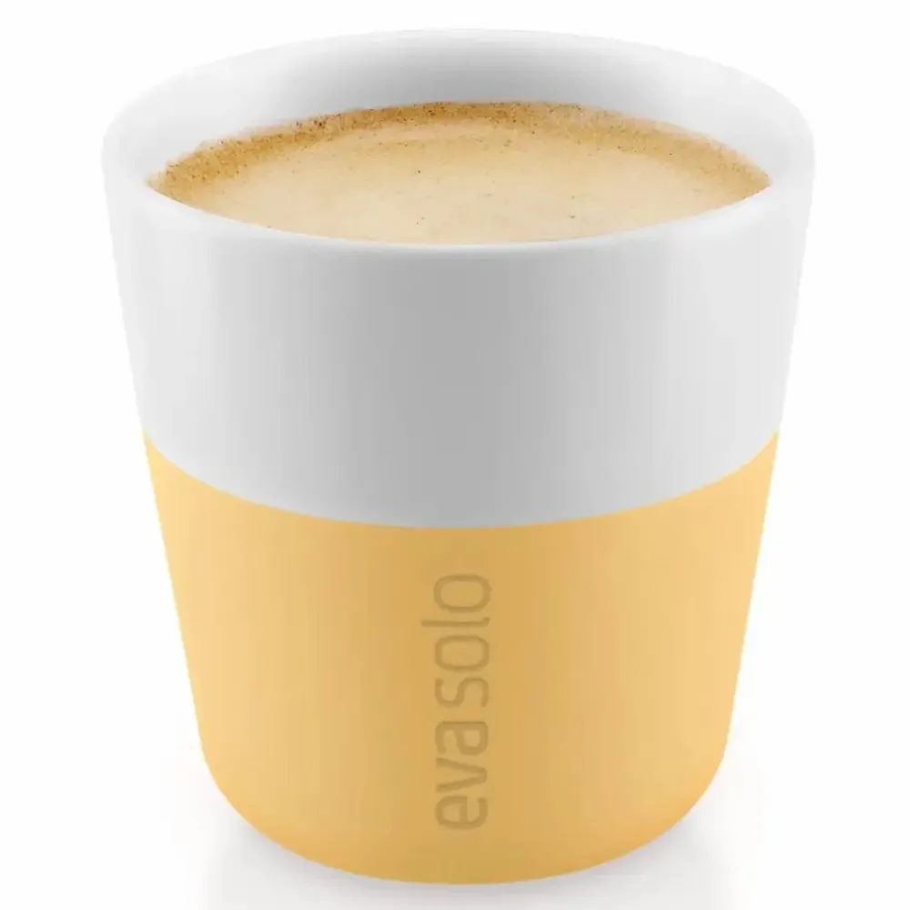 Eva Solo Espressokopp, place i 2 delar, 80 ml, gul