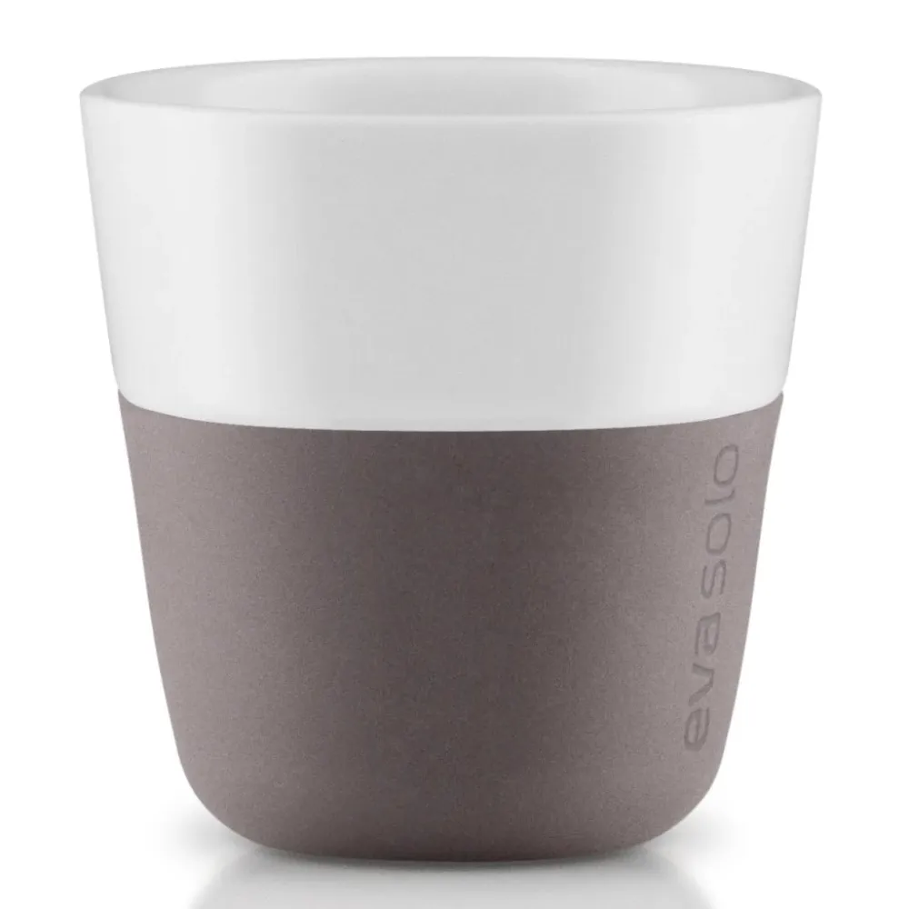 Eva Solo Espressokopp 80 ml, place i 2 delar, silikonbelagd, grå
