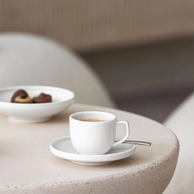 Kallbryggd Villeroy & Boch Afina Espressokopp 5 cl Pärla