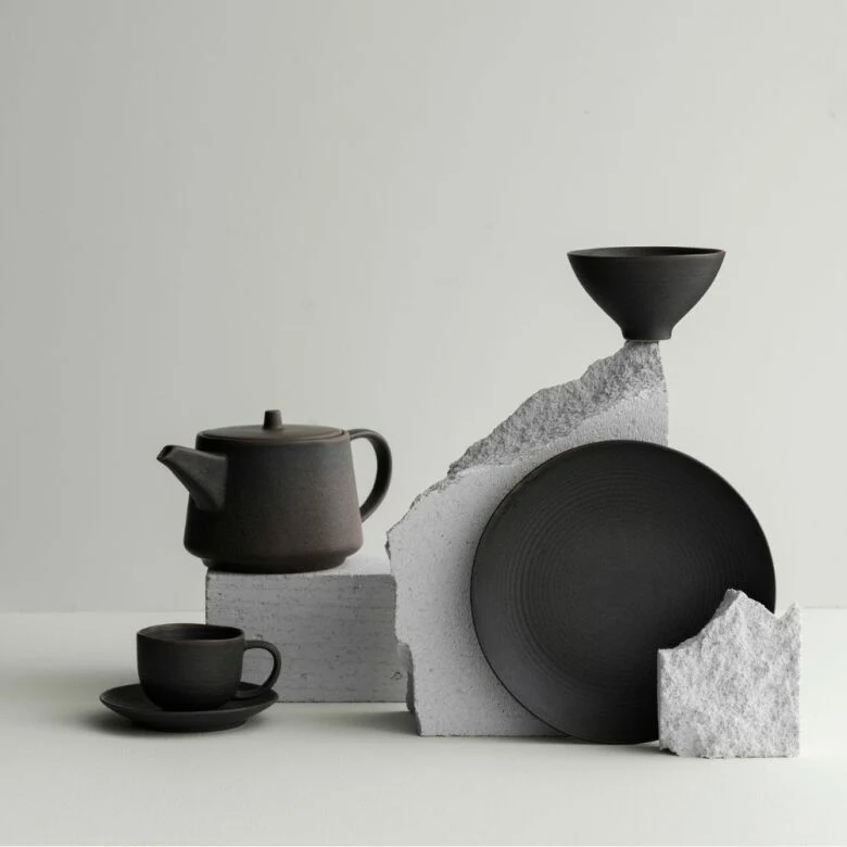 Kumi Desserttallrik Ø21 cm Espresso