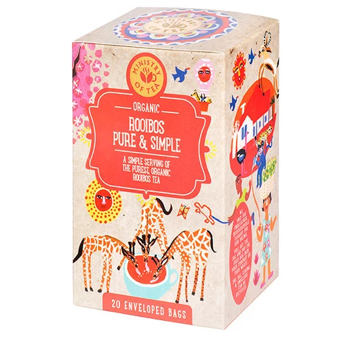 Ministry Tea Rooibos Pure & Simple te Eko | 20 påsar