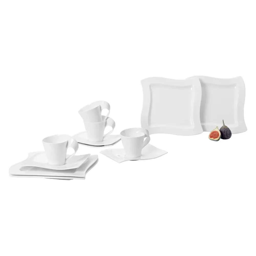 Villeroy & Boch NewWave Kaffeset 12 delar. Built- Grinder