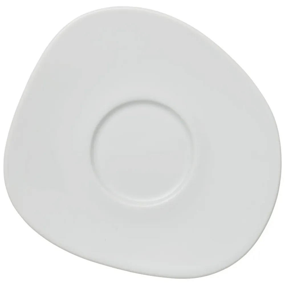 Villeroy & Boch Organic Snö Kaffekopp med fat 163 mm