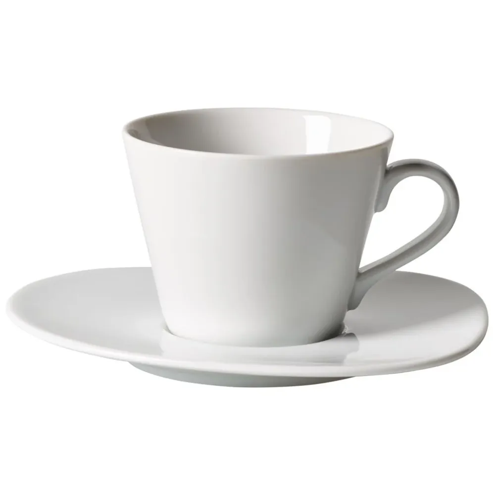 Villeroy & Boch Organic Snö Kaffekopp med fat 163 mm