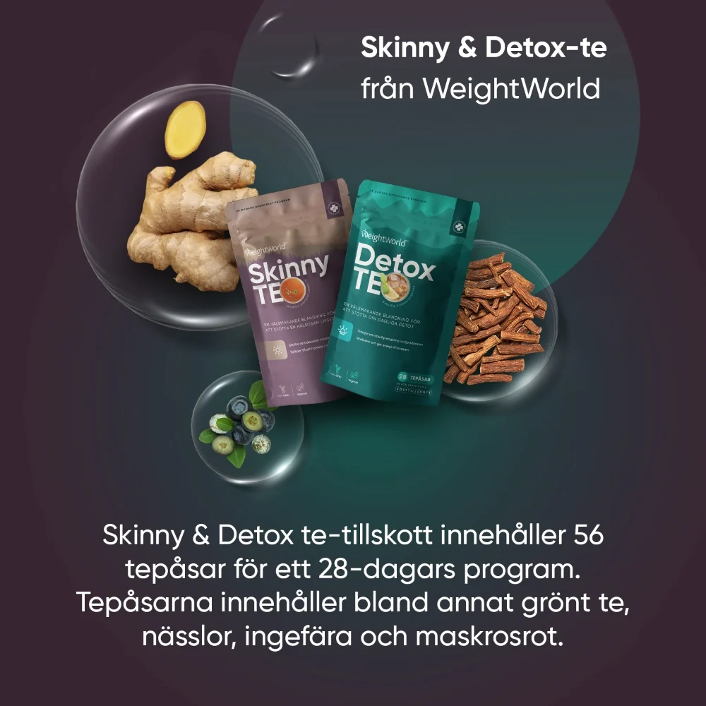 Skinny Te och Detox Te paket