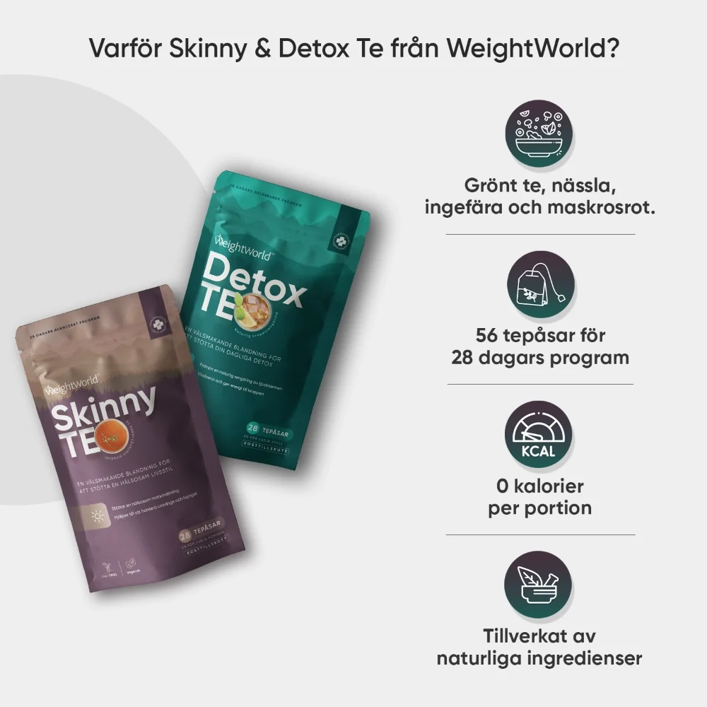 Skinny Te och Detox Te paket